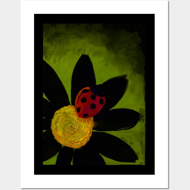 Ladybug Wall Art by Keen_On_Colors